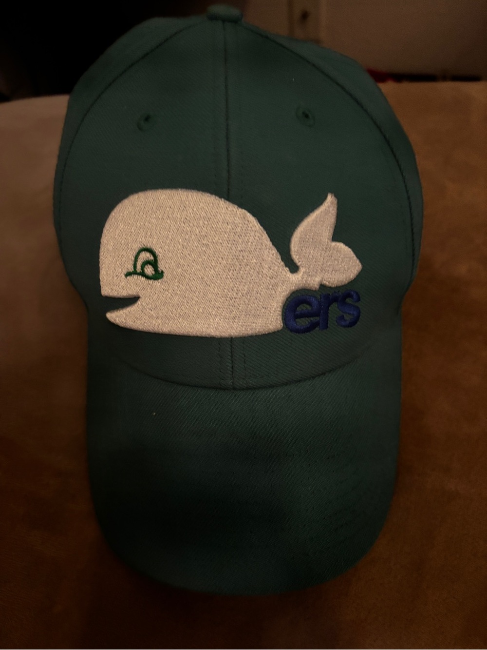 Vintage Hartford whalers forest green’47 hat embroidered Whale Baseball hat -